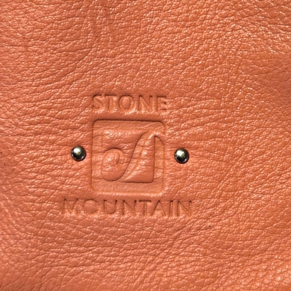 Stone Mountain Accessories Shoulder Bag Item# A90475 Medium Size Orangish-Tan - Picture 5 of 15
